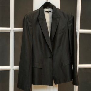 Boss Hugo Boss Virgin Wool Gray Suit Jacket, 12